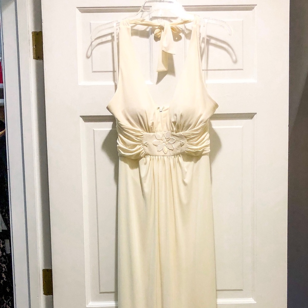 Off White Maxi with Beads